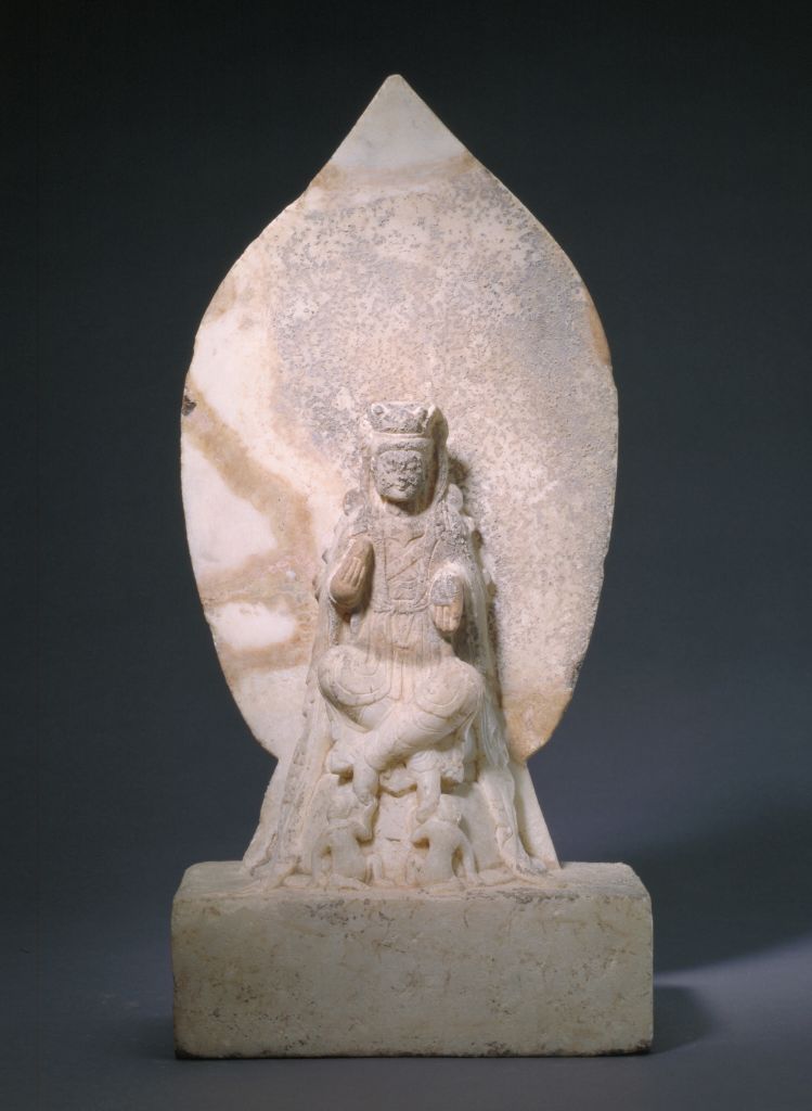 图片[1]-Zhang Shuanglie made the statue of Maitreya Bodhisattva-China Archive